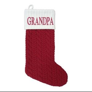 St Nicholas Square Christmas Stocking GRANDPA
